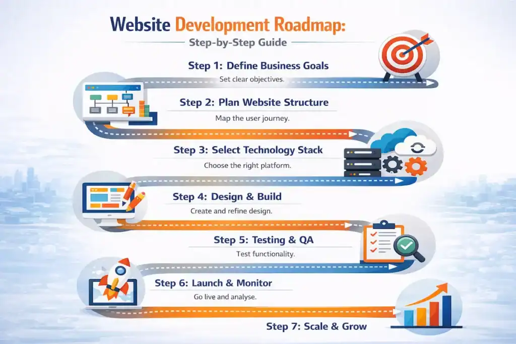 website development roadmap