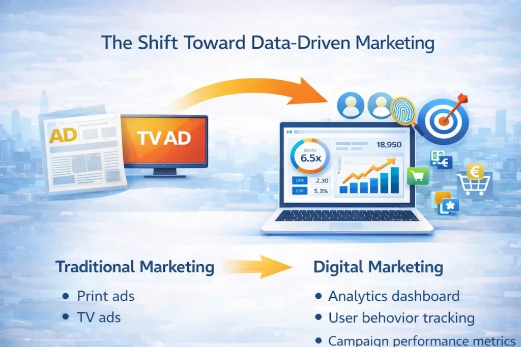 data driven digital marketing strategy analytics customer insights