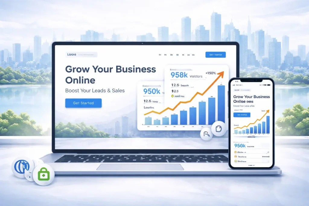 best company for web development in Navi Mumbai responsive website design business growth