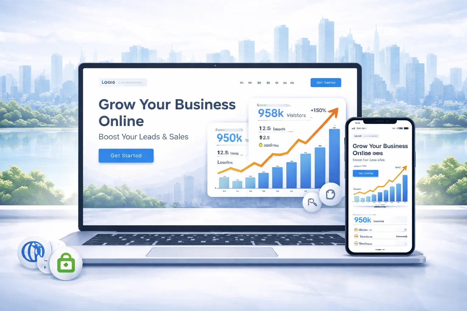 best company for web development in Navi Mumbai responsive website design business growth