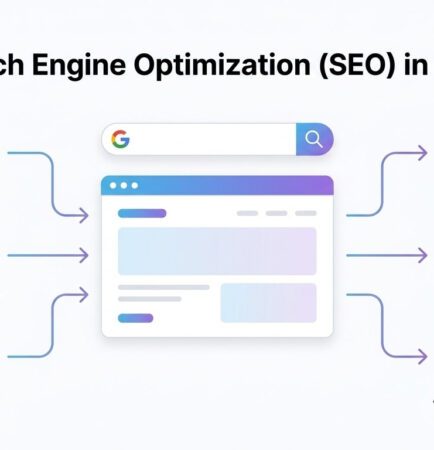 what is search engine optimisation SEO process in 2026 with rankings traffic and keywords