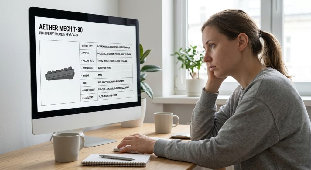 product messaging focused on features instead of benefits