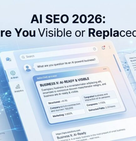 AI SEO 2026 showing how AI platforms impact business visibility and lead generation